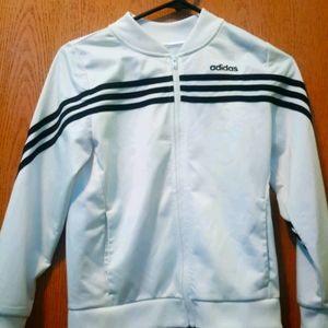 White Adidas jacket